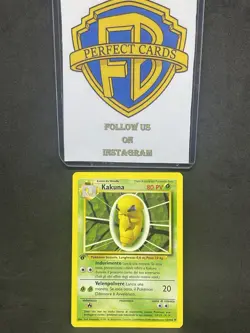 POKEMON SET BASE 1° EDIZIONE KAKUNA NONCOMUNE 33/102 NM - Image 1