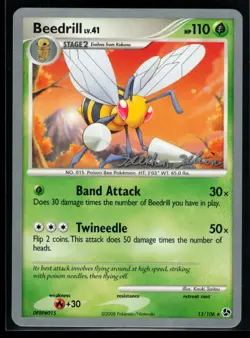 2009 World Championships - Great Encounters Beedrill #13 Non Holo Rare Pokemon - Image 1