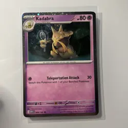HEAD SWIRL CONFUSEDU 🌀❓Pokemon Kadabra 064/165 Cosmos Holo NM - Image 1