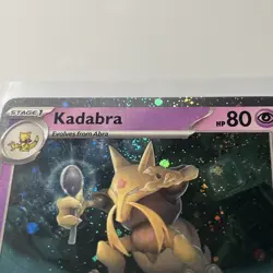 HEAD SWIRL CONFUSEDU 🌀❓Pokemon Kadabra 064/165 Cosmos Holo NM - Image 2