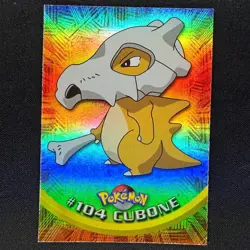 topps Pokemon TV Animation Edition Series 2 Rainbow Holo Foil #104 Cubone - Image 1