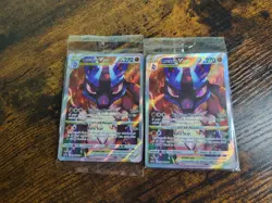 2 Sealed Lucario VSTAR SWSH291 Pokemon Black Star Promo Crown Zenith ETB - Image 1