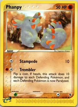 Phanpy 62/109 Ruby and Sapphire Pokemon TCG NM - Image 1