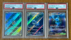 Pokemon 151 Special Illustration Rare Set Squirtle/Wartortle/Blastoise PSA9 - Image 1