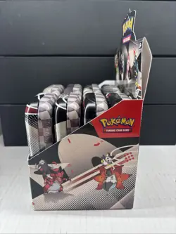 Pokemon TCG Black Bolt And White Flare Unova Mini Tin Set of 8 with Display Box! - Image 3