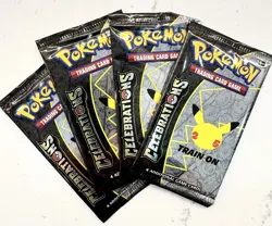 Pokemon TCG - Celebrations 25th Anniversary Booster Pack - Set Of 4 - Image 1