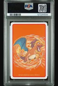 PSA 9 's 2004 Pokemon FireRed Charizard Charmeleon & Charmander Seq Set Poker - Image 3