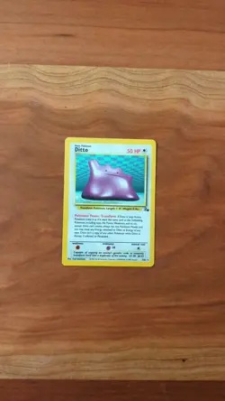 Ditto 3/62 Fossil Series Holo Rare Pokemon TCG LP Lightly Played - Image 2