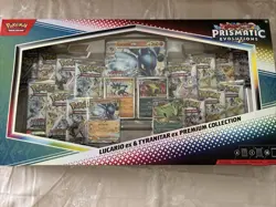 3x Pokemon Prismatic Evolutions Lucario ex and Tyranitar ex Premium Collection - Image 4