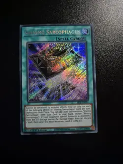 Shining Sarcophagus LEDE-EN051 Secret Rare 1st Edition Yugioh - Image 2