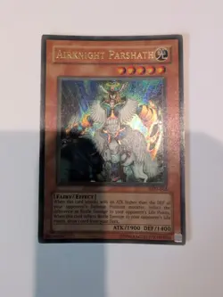 Yugioh Airknight Parshath LOD-062 Ultra Rare Unlimited Edition VLP - Image 1