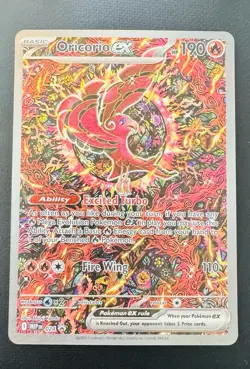 ORICORIO EX 024 Phantasmal Flames UPC Promo Pokemon Card - Image 1