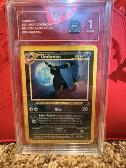 Pokemon TCG Umbreon Neo Discovery Tag 1 | Very cool card and excellent in a PC - Image 3