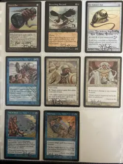(MTG-11) Mixed Lot Of 8 Signed By Heather Hudson Magic The Gathering Cards - Image 1