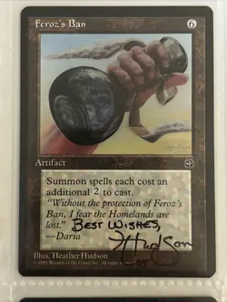 (MTG-11) Mixed Lot Of 8 Signed By Heather Hudson Magic The Gathering Cards - Image 3