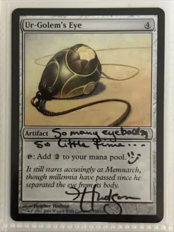 (MTG-11) Mixed Lot Of 8 Signed By Heather Hudson Magic The Gathering Cards - Image 5