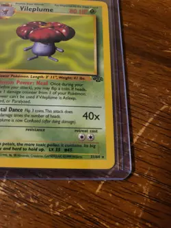 Pokemon Vileplume 31/64 Jungle Set Non-Holo NM/MT Vintage Card TCG WOTC Rare - Image 4