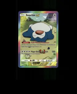 HOLO Snorlax Card Snorlax Pokemon Card READ DESCRIPTION BELOW p1 - Image 1