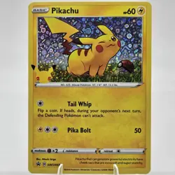 Pokemon Pikachu TCG SWSH039 General Mills 25th Anniversary Holo Promo Card MP - Image 1
