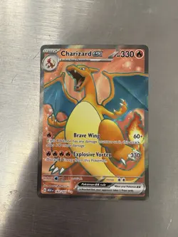 Pokemon TCG English Card Mew 151 Charizard ex 183/165 Full Art - Image 1