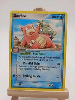 Slowbro 13/115 - Ex Unseen Forces - Regular Rare LP Pokemon Card, 2005 - Image 1