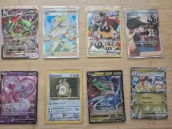 Pokemon Card Lot of 8 Dragonite, Bolo, Salinas, Rayquaza, Kangaskhan - Image 1