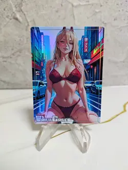 Power Trading Card Waifu Goddess Story Anime Girl holo Karte Manga Full Art - Image 1