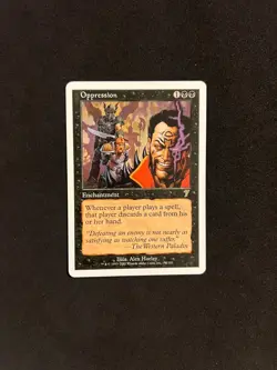 Oppression [7th Edition] Magic MTG Cards LP - Image 1
