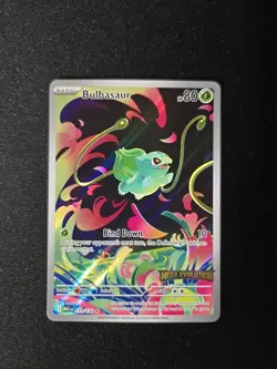 Bulbasaur 133/132 ME01: Mega Evolution Illustration Rare Pokemon Card - Image 1