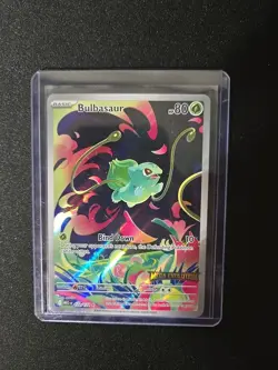 Bulbasaur 133/132 ME01: Mega Evolution Illustration Rare Pokemon Card - Image 3