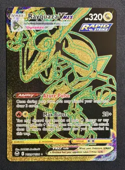 Rayquaza VMAX TG29/TG30 Silver Tempest Holo Gold Secret Rare Pokemon TCG Card - Image 1