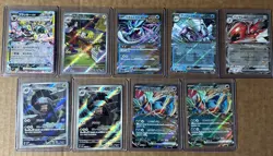 Pokemon 9 Card Japanese EX lot plus holos - Image 1