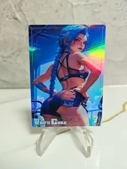Jinx Trading Card Waifu Goddess Story Anime Girl holo Karte Manga Full Art - Image 1