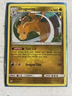 Pokemon TCG Dragonite 119/181 2019 Team Up Cosmos Holo Promo Card - - Image 1