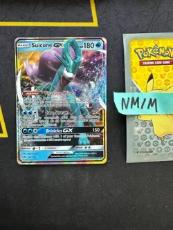 Pokemon Card Suicune GX Sun & Moon Lost Thunder 60/214 126 💎NM💎 - Image 1