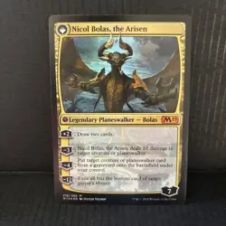 Nicol Bolas, the Ravager / Arisen | Double-Faced Foil Planes Walker M19 NM - Image 1
