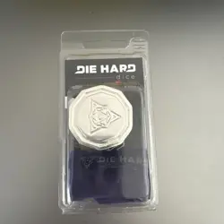 Die Hard Dice Swamp LifeLink Remixable Counter; Silver Blue Metal Spindown - Image 1