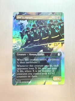 Dai Li Agents - 306 - MTG Avatar: The Last Airbender - Borderless Scene FOIL - Image 1