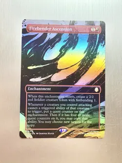 Firebender Ascension - 312 - MTG Avatar: The Last Airbender - Borderless - FOIL - Image 1