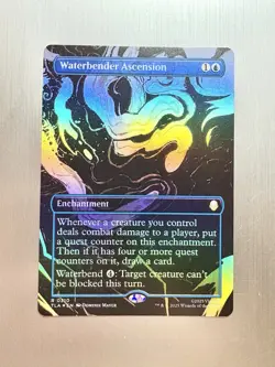 Waterbender Ascension - 310 - MTG Avatar: The Last Airbender - Borderless - FOIL - Image 1