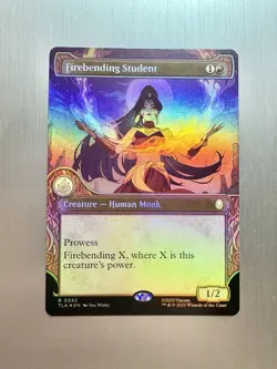 Firebending Student 342 - MTG Avatar: The Last Airbender - Elemental Frame -FOIL - Image 1