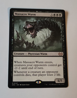 MtG Massacre Wurm (DSC-0147) Mythic Rare English MINT - Image 1