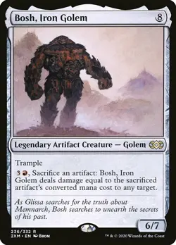1x Bosh, Iron Golem - NM English MTG - Double Masters - Image 1