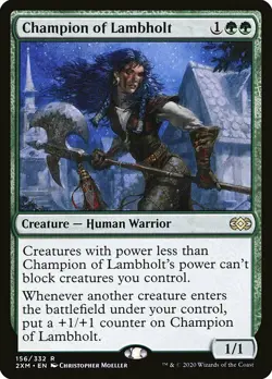 1x Champion of Lambholt - NM English MTG - Double Masters - Image 1