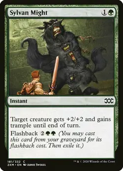 1x Sylvan Might - NM English MTG - Double Masters - Image 1