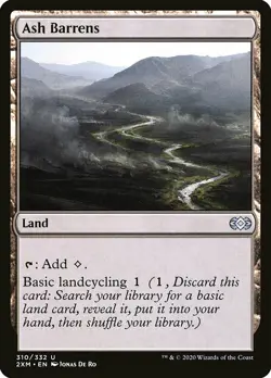 1x Ash Barrens - NM English MTG - Double Masters - Image 1