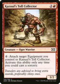 1x Kazuul's Toll Collector - NM English MTG - Double Masters - Image 1