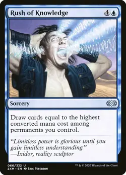 1x Rush of Knowledge - NM English MTG - Double Masters - Image 1