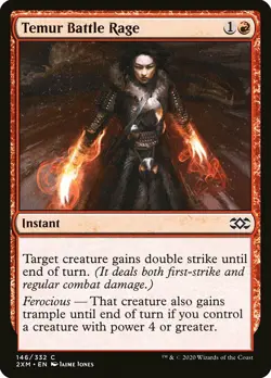 1x Temur Battle Rage - NM English MTG - Double Masters - Image 1