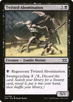 1x Twisted Abomination - NM English MTG - Double Masters - Image 1